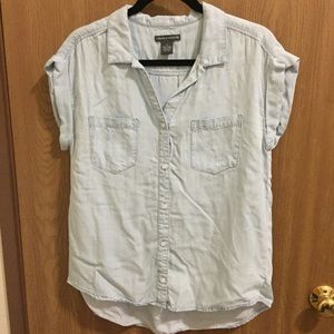 Light Denim Short Sleeve Shirt
